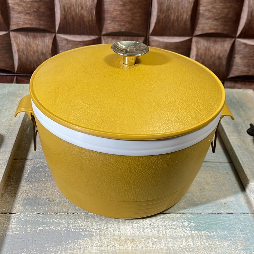 Yellow Food Storage Container with Lid